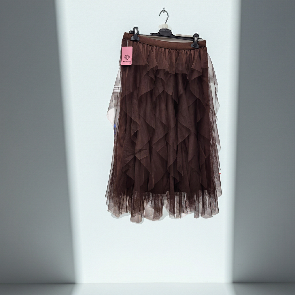 A Boho Ruffle Skirt Fits 14-20