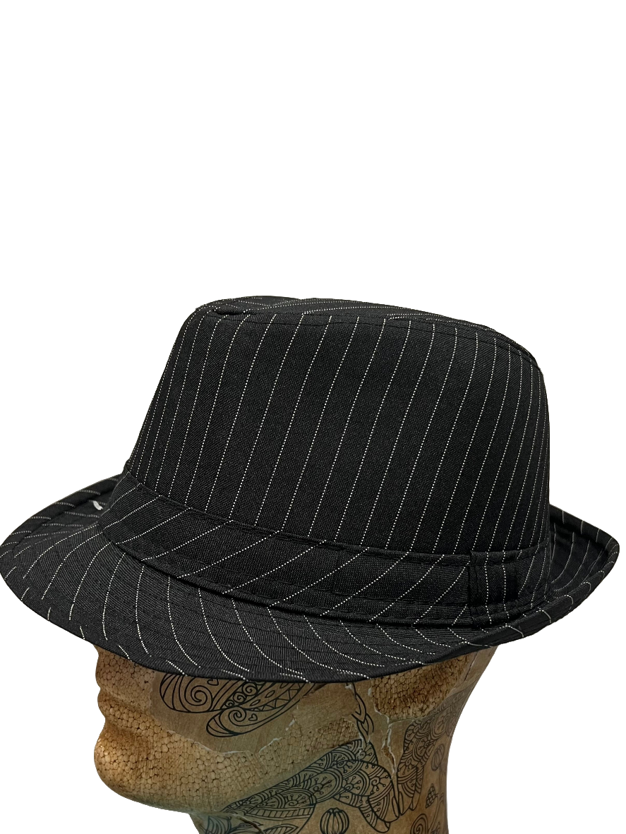 Stripe Fedora Hat