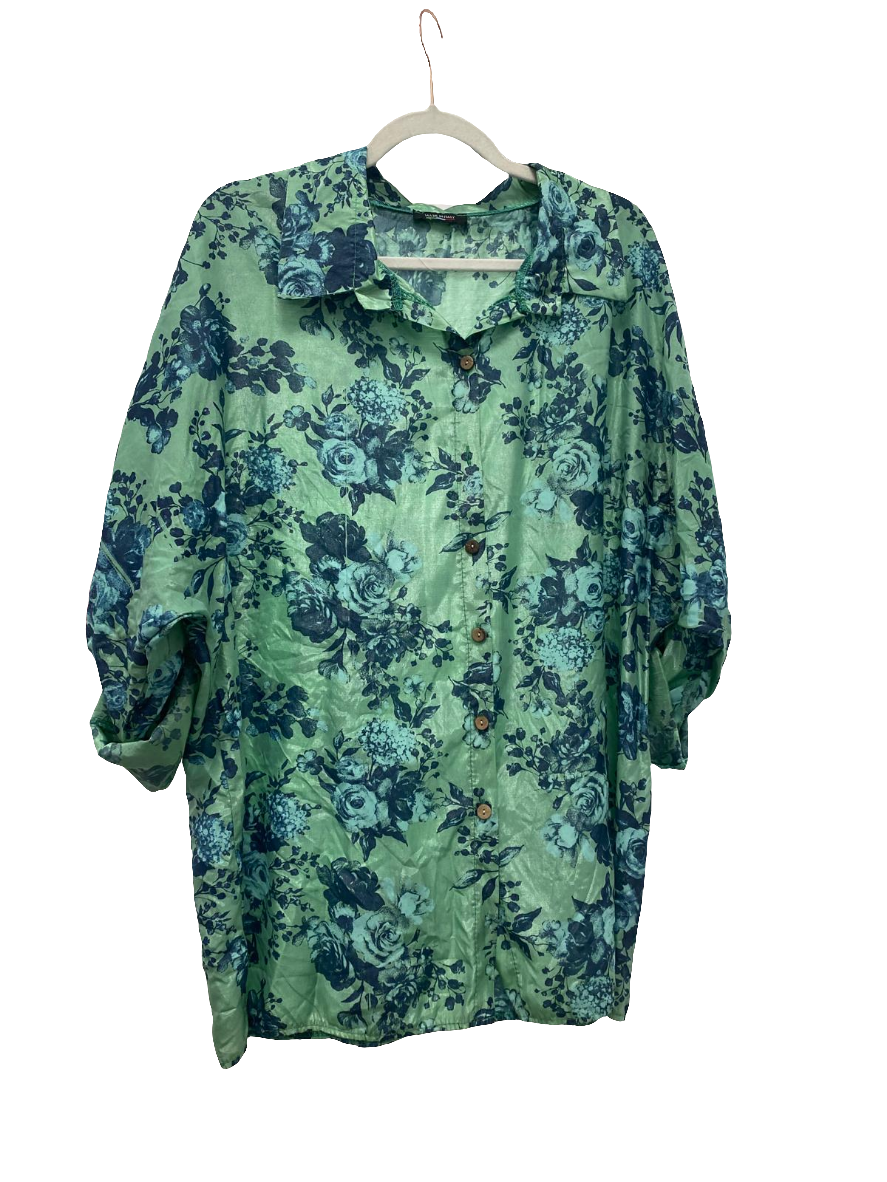 Floral silky Shirt