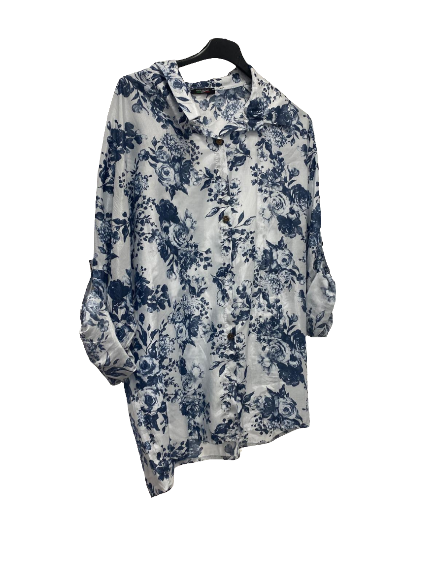 Floral silky Shirt