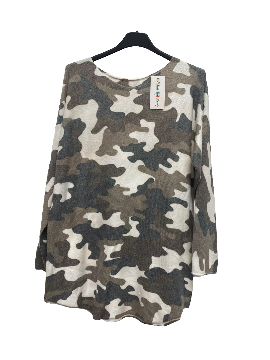 Camo knitwear fits 12-16