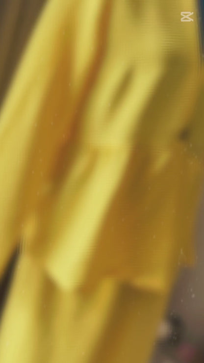 A Yellow 2 Piece Trouser Suit Fits 10-14