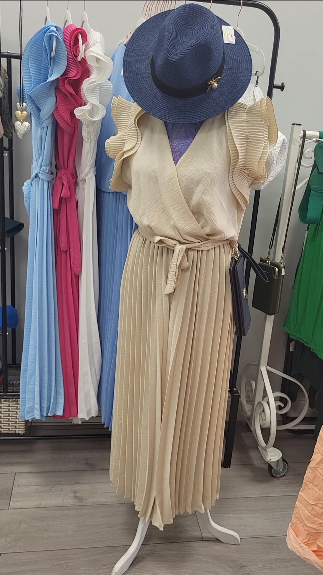 A pleated Dress Fits 12-18