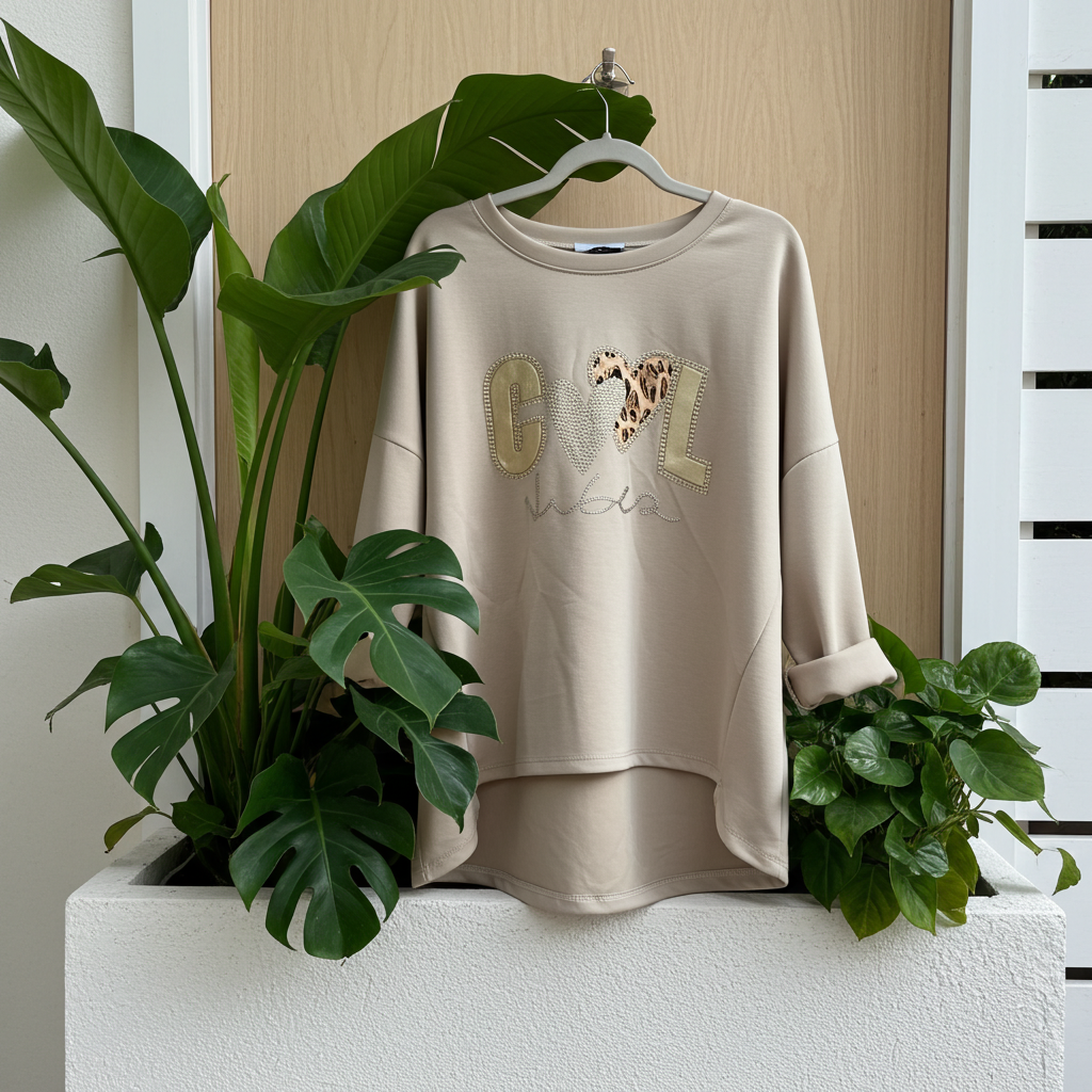 A Funky Sweatshirt Fits 12-20