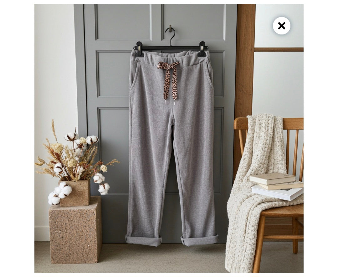 A Chenille Jogger Fits 10-14