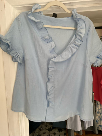 A Frill Blouse Fits 10-14