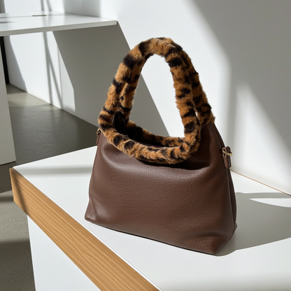 A Fur Trim Bag