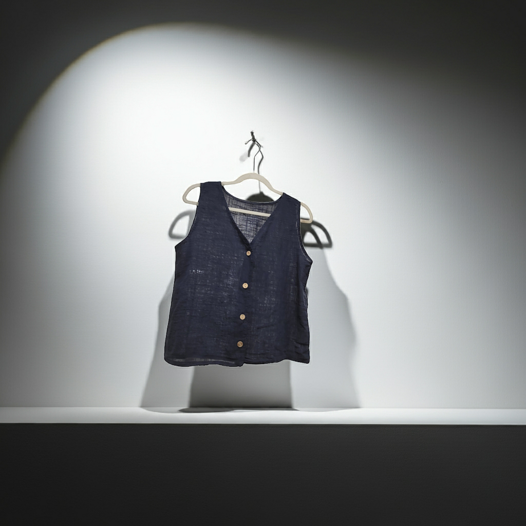 Linen waistcoat fits 10-12